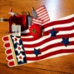 Picture of Stars 'N Stripes Table Runner - Wool Applique Complete Kit