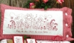 Picture of Spring Garden RedWork - Machine Embroidery Pattern - Download