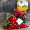 Picture of Big Fat Strawberry - Wool Applique Complete Kit