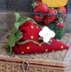 Picture of Big Fat Strawberry - Wool Applique Complete Kit