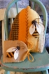 Picture of Bee Hive Pin Cushion - Wool Applique Complete Kit