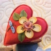 Picture of Big Flower Pin Cushion - Wool Applique Complete Kit