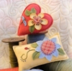 Picture of Big Flower Pin Cushion - Wool Applique Complete Kit