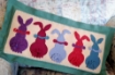 Picture of Bunny Tails - Wool Applique Pattern - Shipped