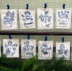 Picture of Snowmen by the Dozen - Hand Embroidery Kit