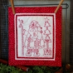 Picture of Homespun Santa - Hand Embroidery Kit