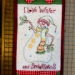 Picture of Friends and Snowflakes - Hand Embroidery Kit