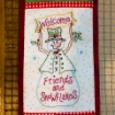 Picture of Friends and Snowflakes - Hand Embroidery Kit