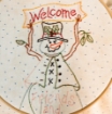 Picture of Friends and Snowflakes - Hand Embroidery Kit