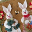 Picture of Woolen Bunny Garden - Wool Applique Complete Kit