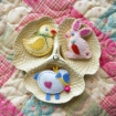 Spring Trio Pins - Wool Applique Complete Kit