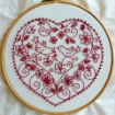 Valentine Heart - Hand Embroidery Kit