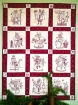 Picture of Here Comes Santa Quilt - Hand Embroidery Kit