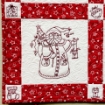 Picture of Here Comes Santa Quilt - Hand Embroidery Kit