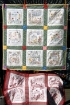 Picture of Friendship's in the Garden Quilt - Hand Embroidery Kit RED