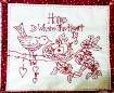 Picture of Home is Where the Heart Is - Hand Embroidery Complete Kit