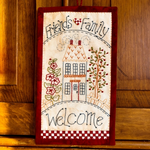 Picture of Friends & Family Welcome - Hand Embroidery Complete Kit