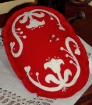 Picture of Lace Scroll - Wool Applique Complete Kit