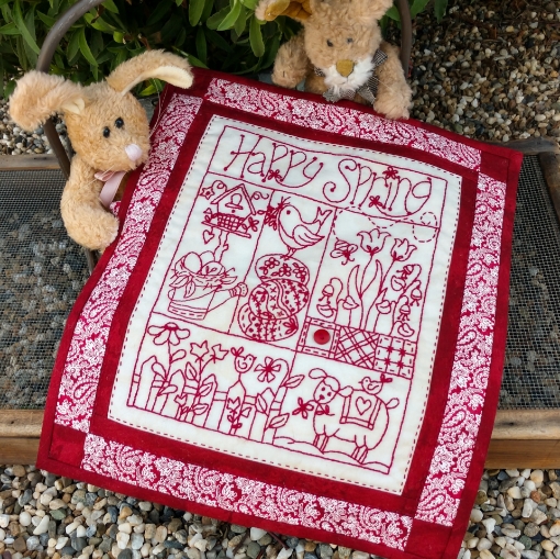 Picture of Happy Spring- Hand Embroidery Complete Kit