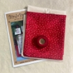 Picture of Holiday Nine-Patch Redwork - Hand Embroidery Kit