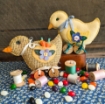 Picture of Spool Critters - Wool Applique Pattern - Download
